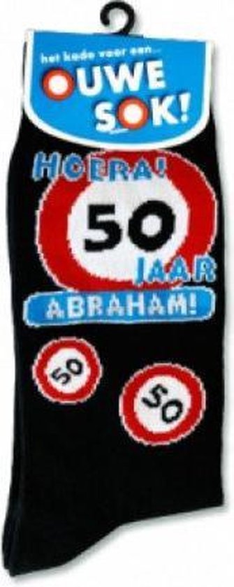 Sokken - 50 jaar Abraham