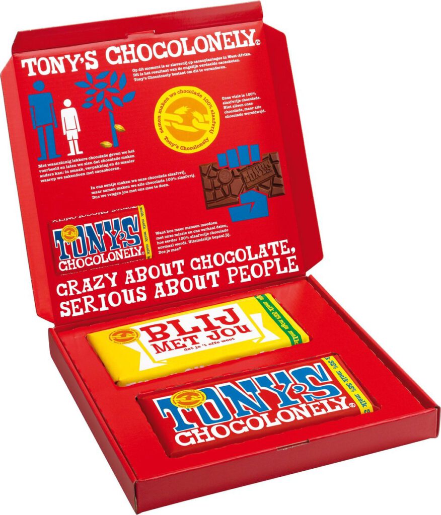 Cadeaudoos Tony’s Chocolonely “Blij met jou”