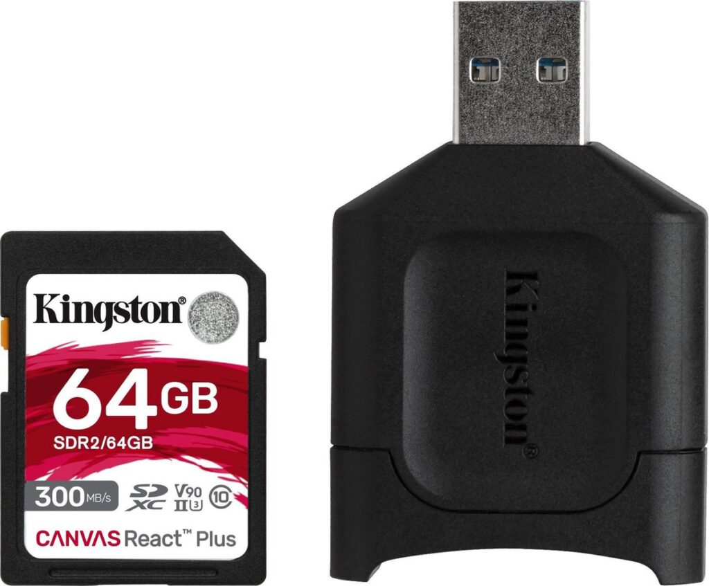 Kingston Canvas React Plus UHS-II klasse 10 V90