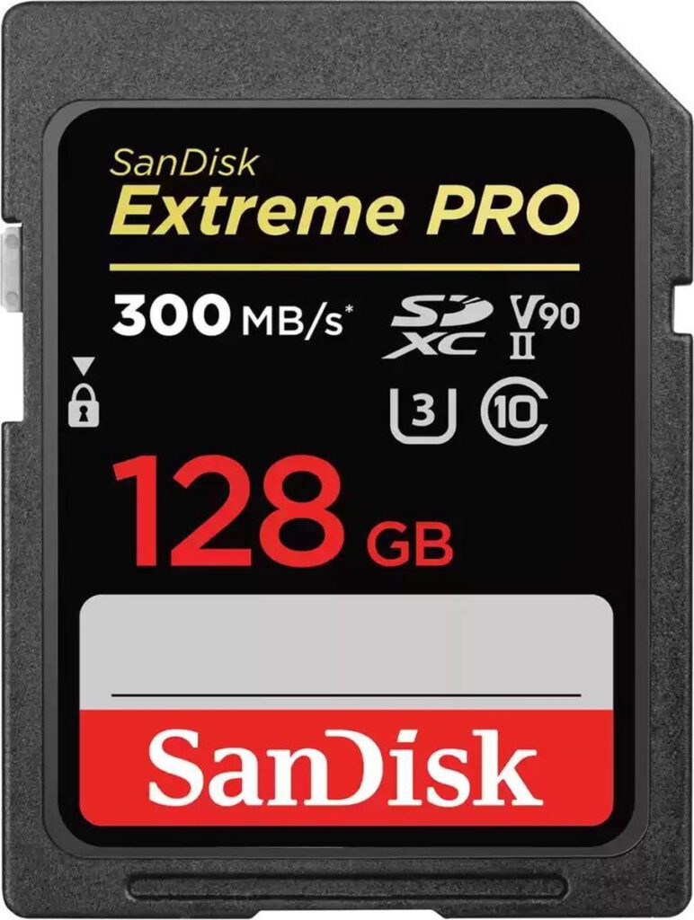 SanDisk Extreme PRO UHS-II klasse 10, V90
