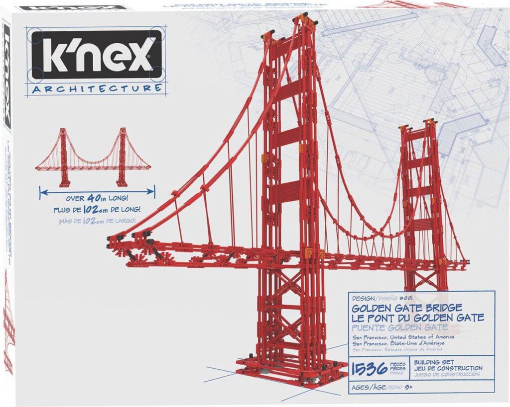 K'NEX Architecture - Golden Gate Bridge