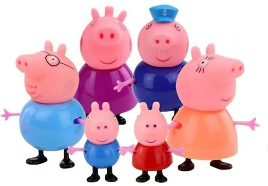 Peppa Pig Familie (6 speelstukken)