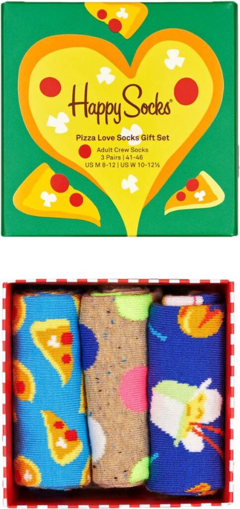 Happy Socks Pizza Love set