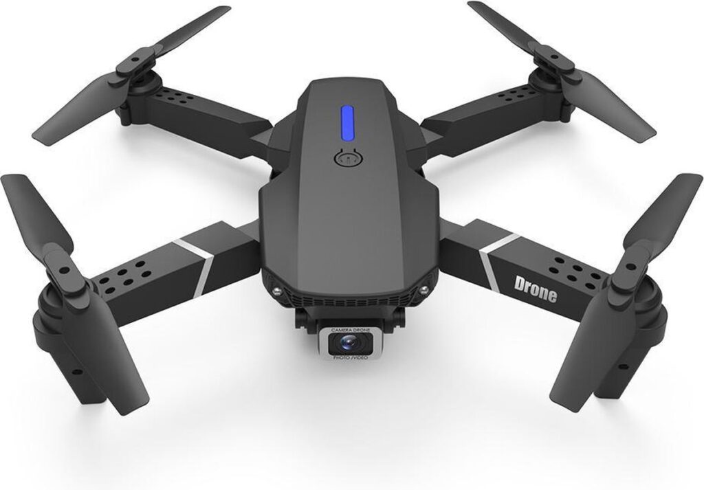 Quad drone met camera
