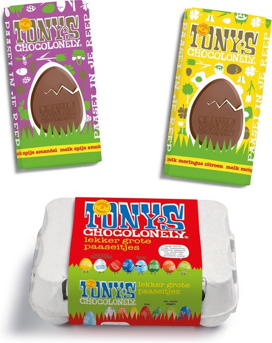 Tonys Chocolonely Chocolade Paas Geschenkset