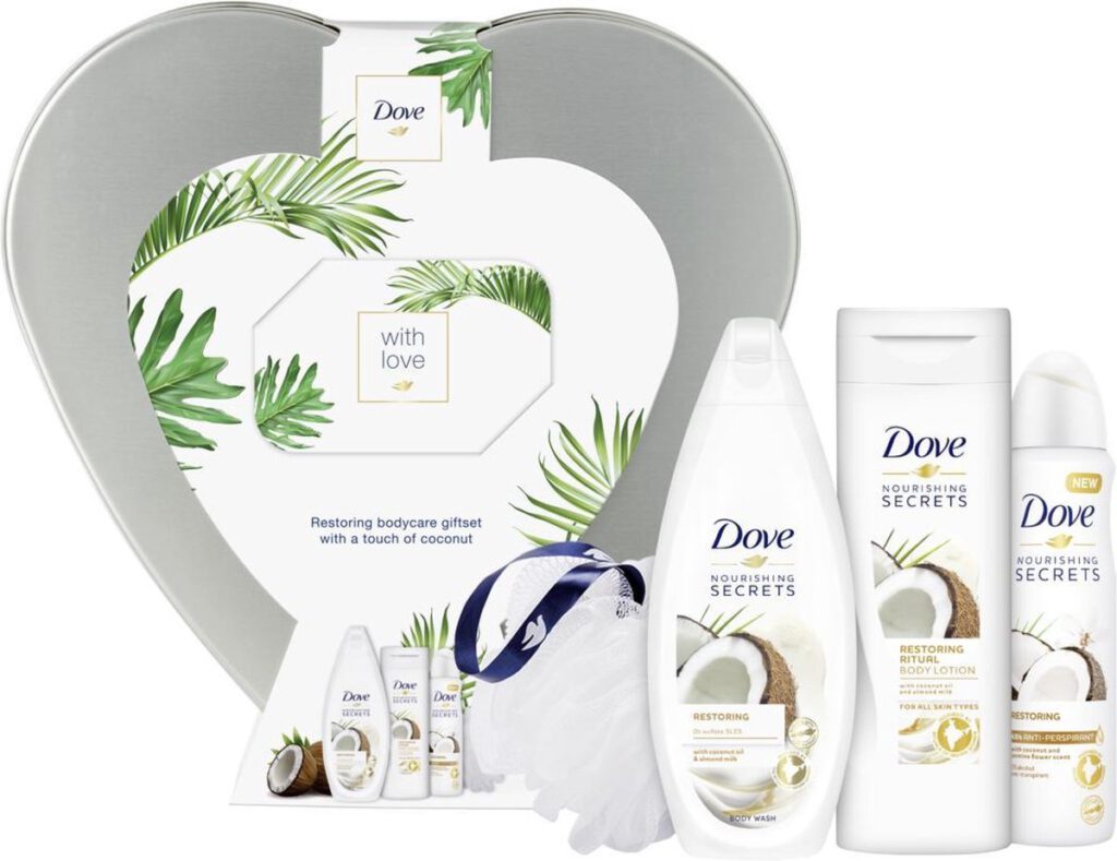 Dove Nourishing Secrets Coconut hartblik geschenkset