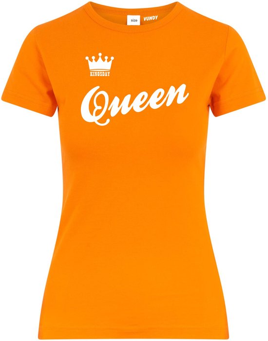 Oranje shirt Queen