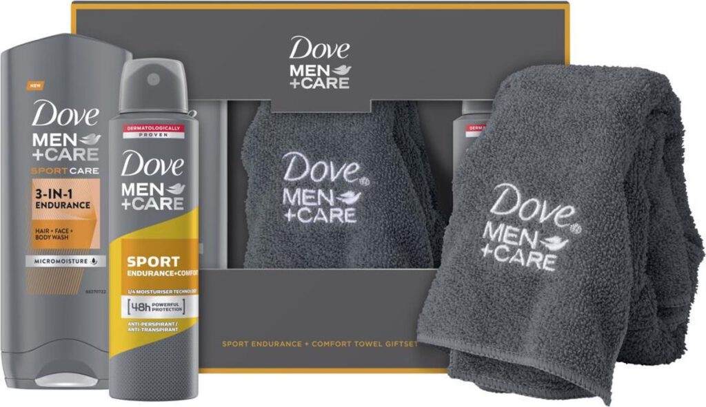 Dove Men + Care Geschenkset met Sporthanddoek