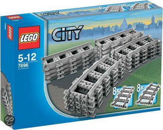 LEGO City Rechte rails en bochten 7896