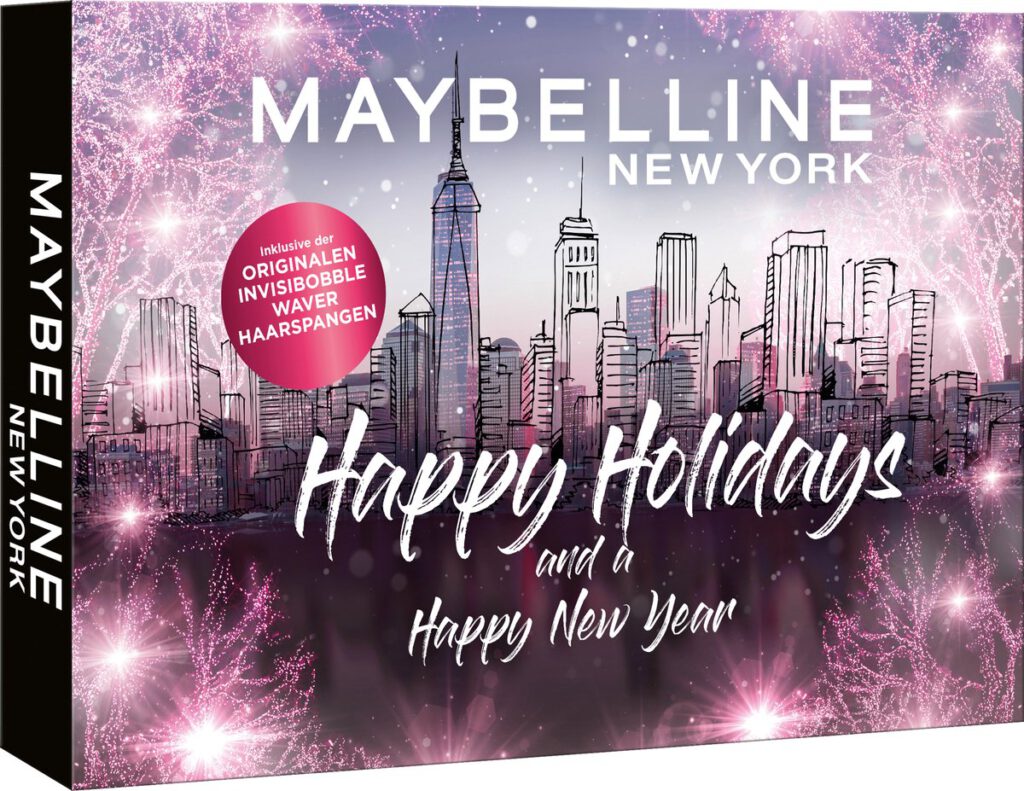 Maybelline New York Adventskalender ‘Happy Holidays’