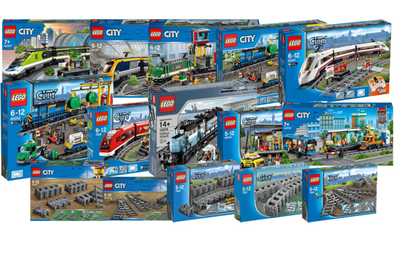 Overzicht LEGO treinen, treinstations en treinsets