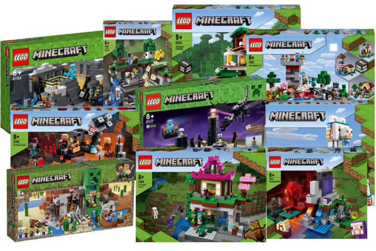 Leuskte LEGO Minecraft sets