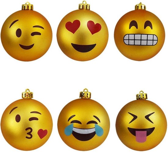 MikaMax Emoji Kerstballen