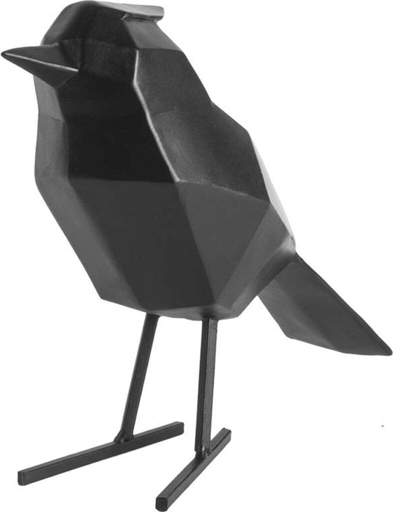 Origami vogel beeldje