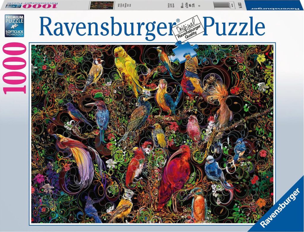 Ravensburger Schitterende Vogels puzzel;