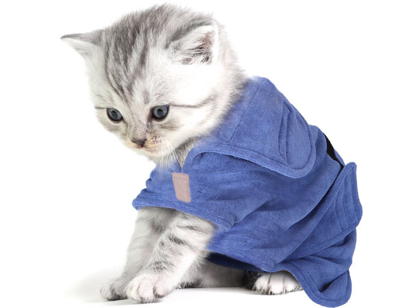 Badjas voor een kat of poes
