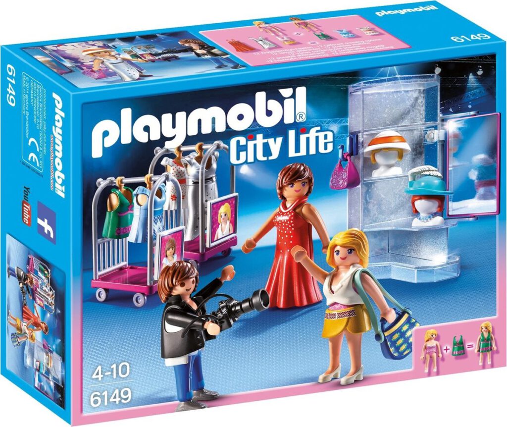Playmobil City Life Modeshow met fotograaf