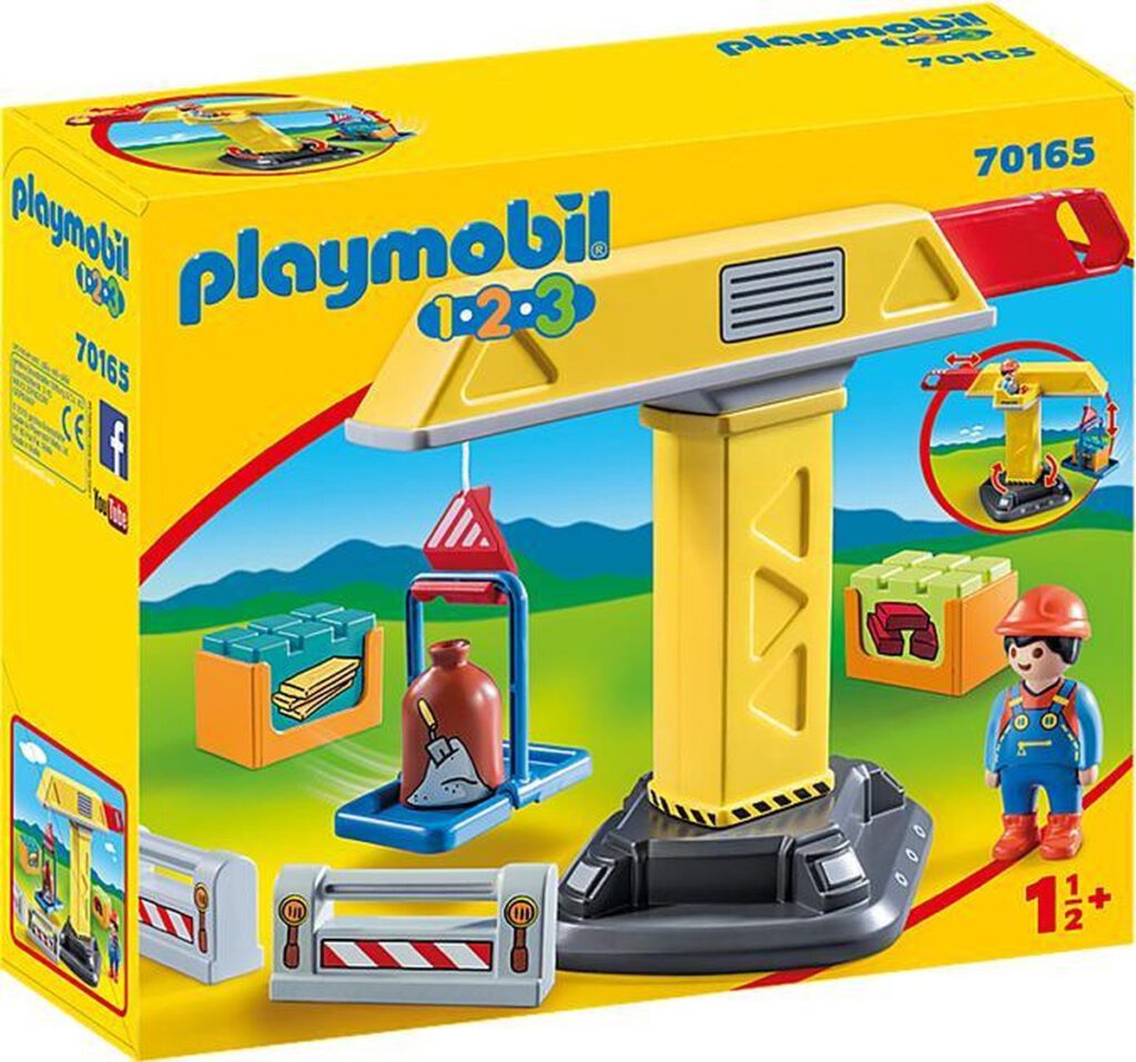 Playmobil 1 2 3 Bouwkraan