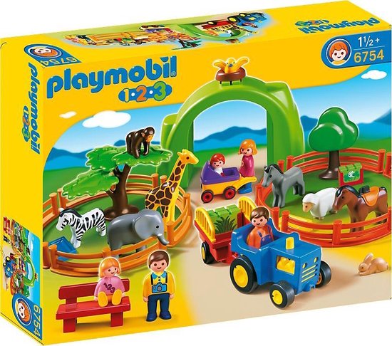 Playmobil 1 2 3 Grote Dierentuin