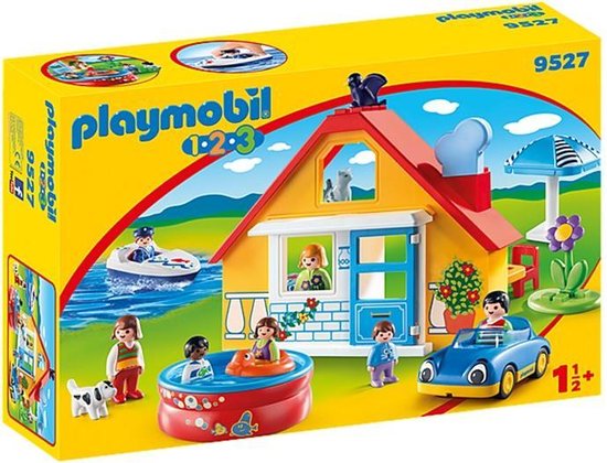 Playmobil 1 2 3 Holiday Cottage