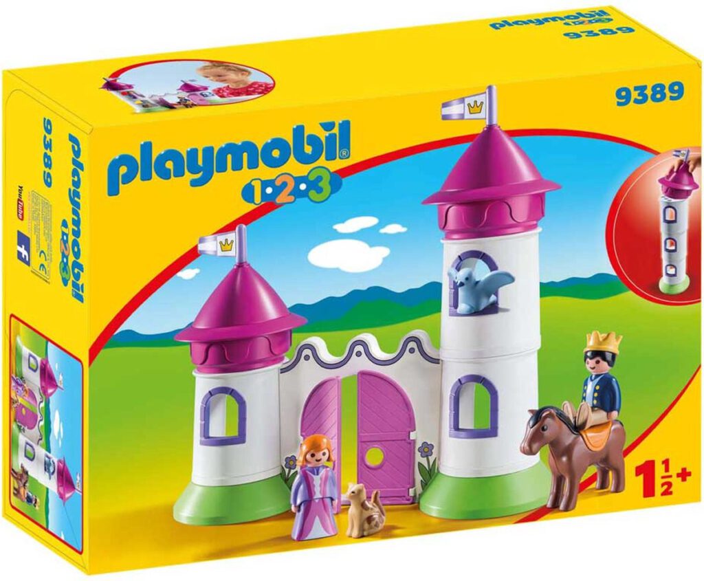Playmobil 1 2 3 Kasteelpoort met Koningskoppel