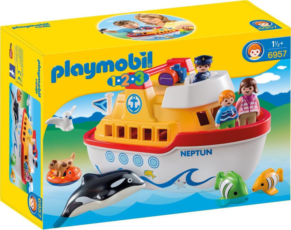 Playmobil 1 2 3 Meeneem Schip Neptun
